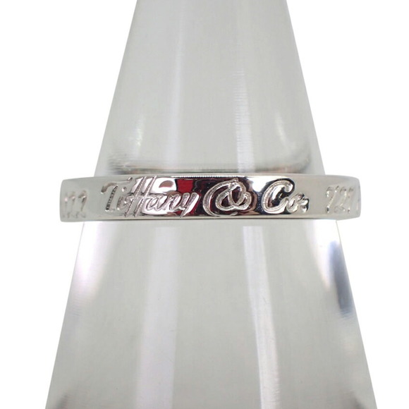 Tiffany & Co. | Jewelry | Tiffany Ag925 Notes Narrow Ring 75 | Poshmark